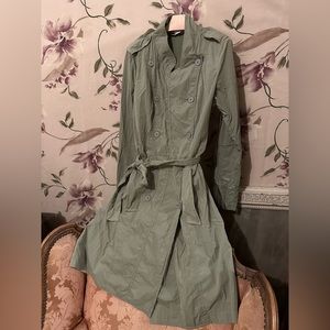 Classic Green Trench Coat
